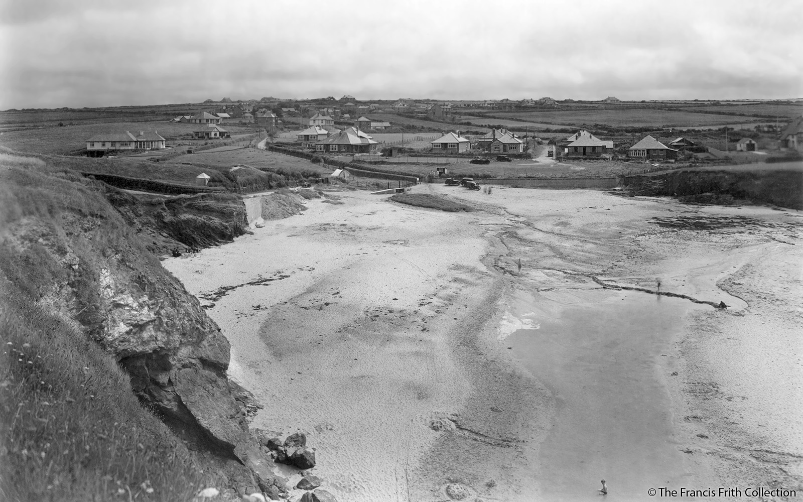 Trevone Bay/Porthmissen Beach, 1931. Image courtesy of the Francis Frith collection.