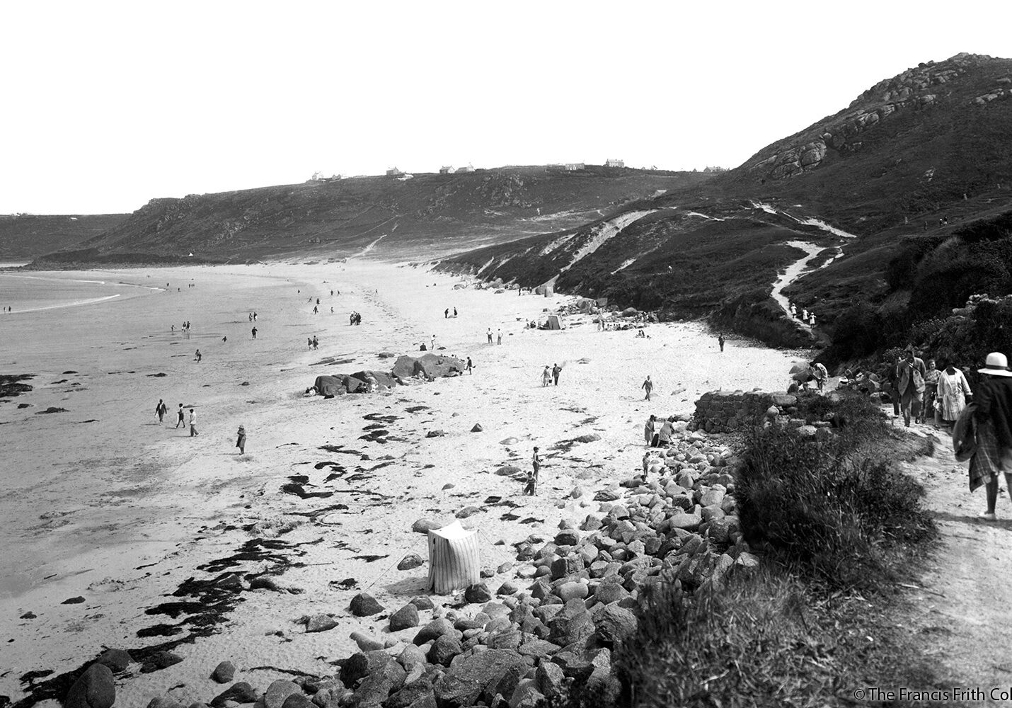 Sennen Cove, Pathway to Whitesand Bay, 1931. Image courtesy of the Francis Frith collection.